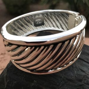 Premier Designs Silver-Plated Hinge Bracelet